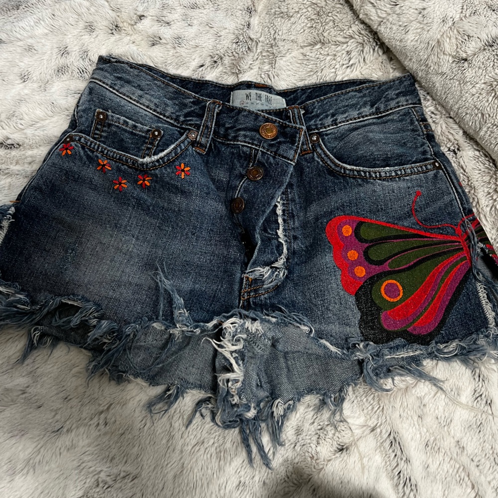 Free people Jean shorts